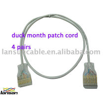 Cat5e UTP Duck Mund 2 Paar Patchkabel